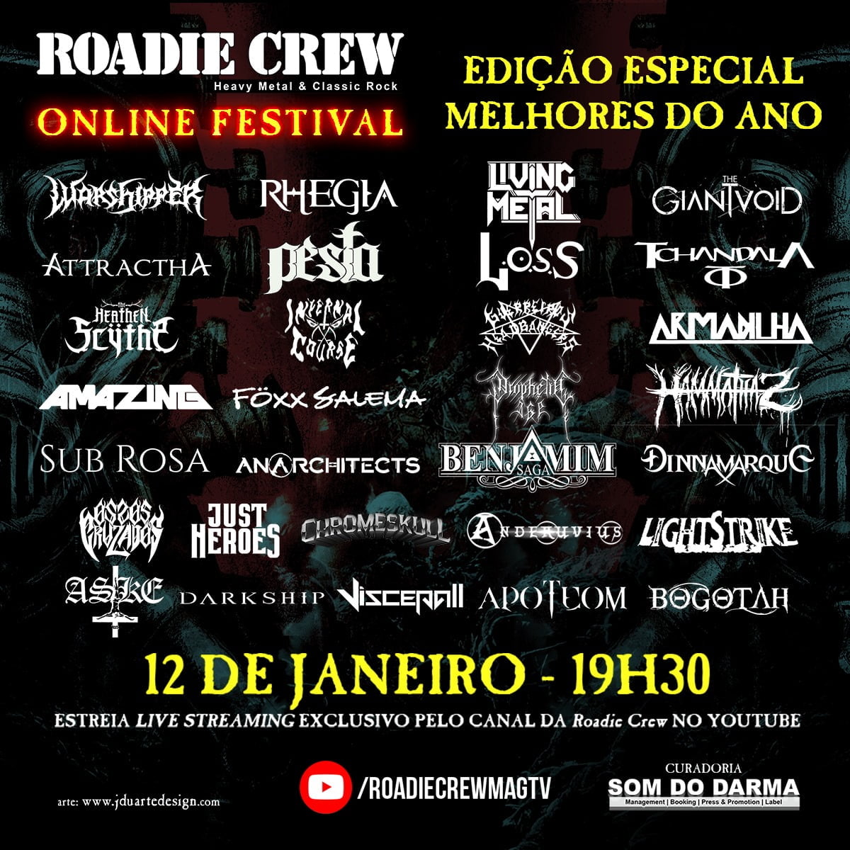 Roadie Crew Online Festival - Melhores do Ano