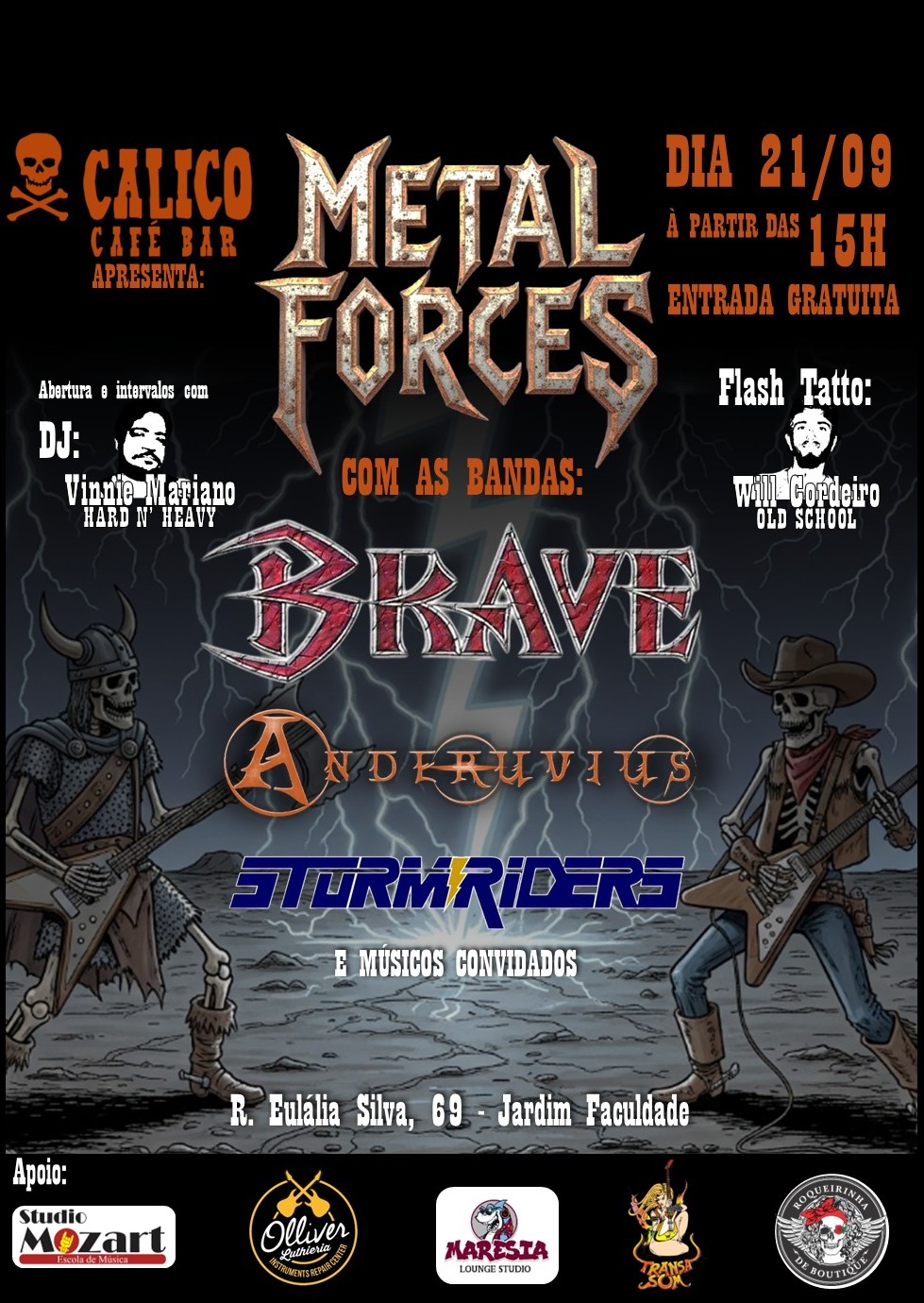 Metal Forces Sorocaba: Festival de Heavy Metal Gratuito para Ressuscitar a Cena Local!