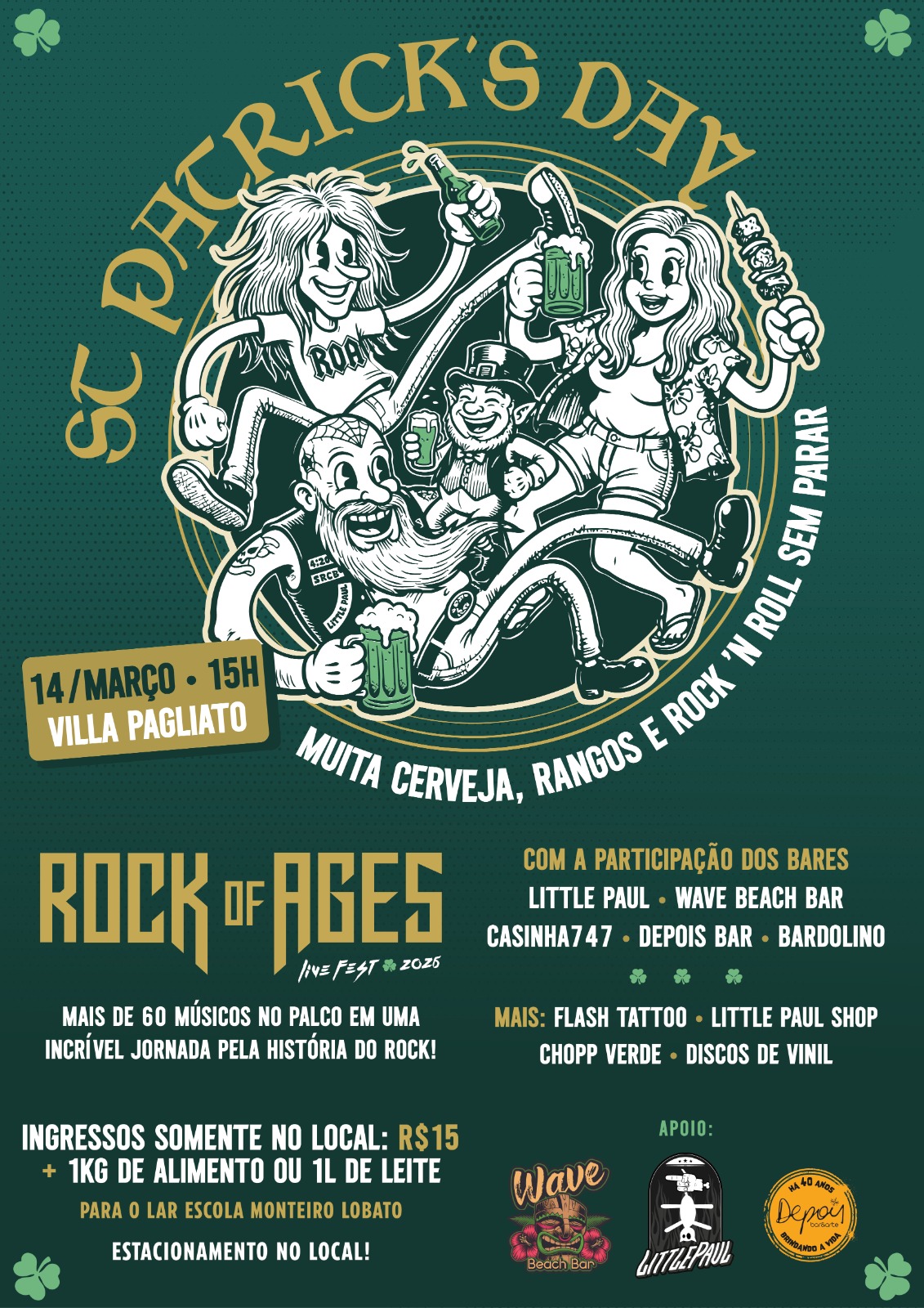☘️ St. Patrick's Day: Rock of Ages 2026
